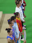 Un Jong Hong, Shallon Olsen, Oksana Chusovitina, Yan Wang, Giulia Steingruber, Dipa Karmakar